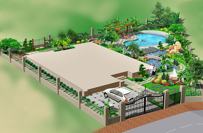 园林设计效果图.jpg 园林设计效果图