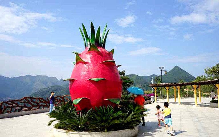 水果雕塑