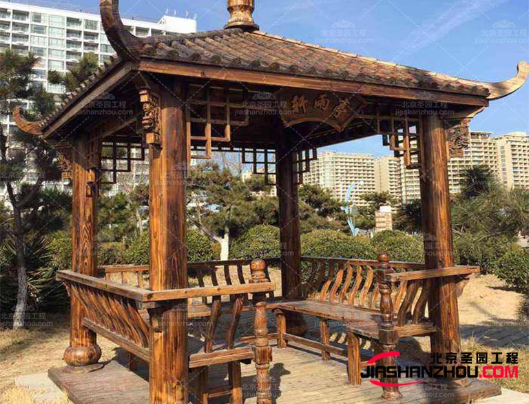 仿木凉亭对建筑的造型风格产生出相当好的影响-新闻资讯